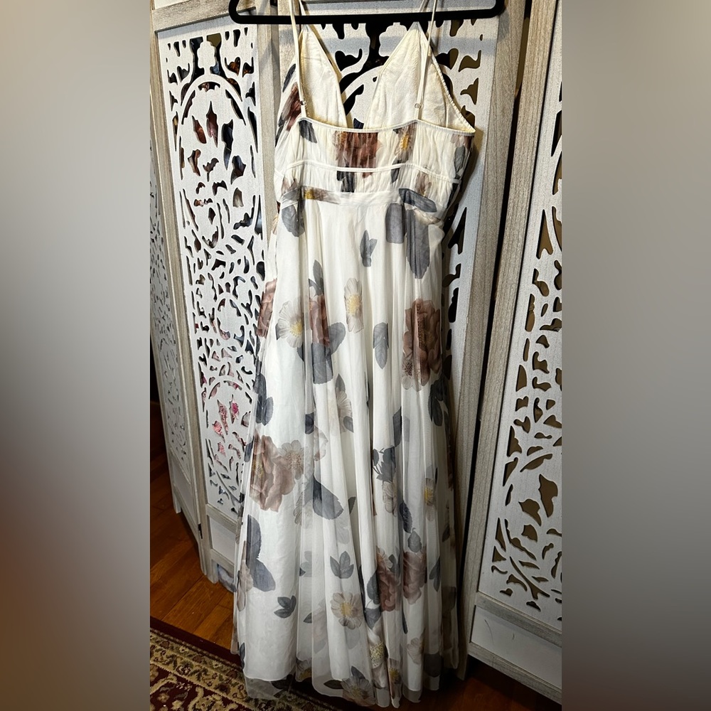 Geisha Designs V-neck Corset Tulle Dress - Picture 10 of 11
